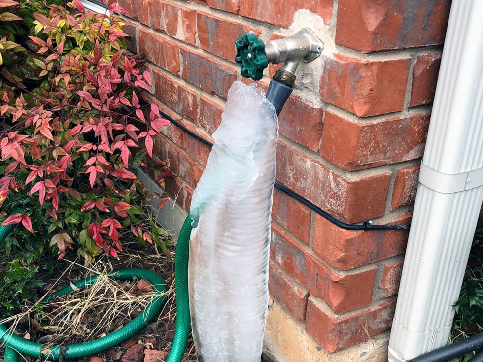 how to prepare outside faucets for winter